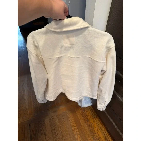 Thread & Supply fleece jacket or shacket ivory womens small - Picture 3 of 3